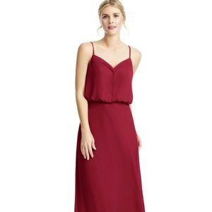 Azazie Rebecca Burgundy Bridesmaid Dress